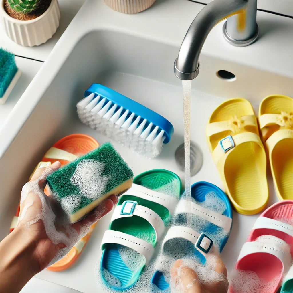 comment nettoyer des claquettes en plastique