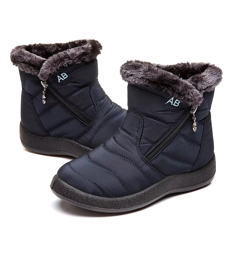 Boots fourrées imperméable femme