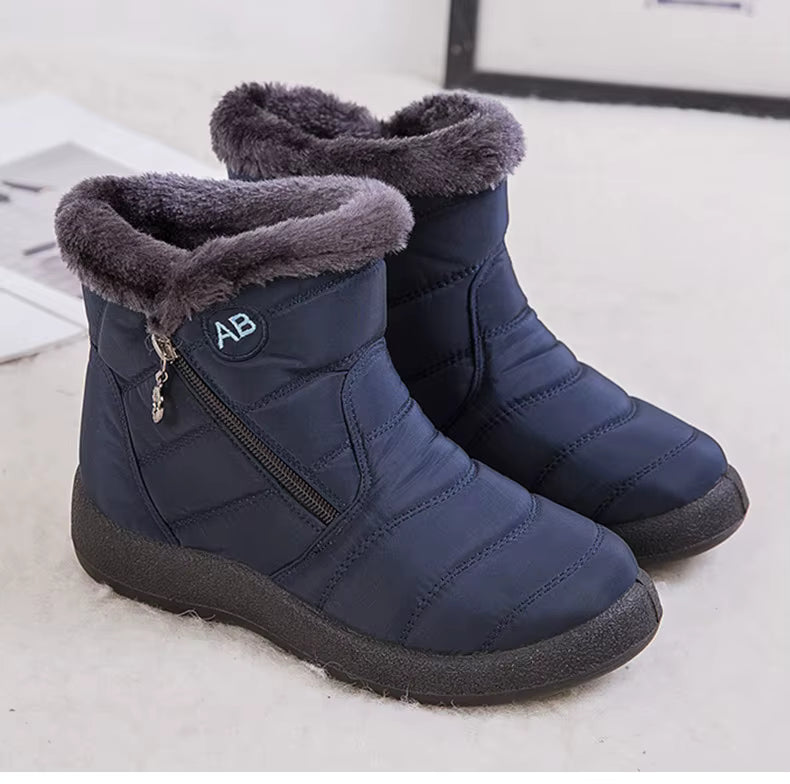 Boots fourrées imperméable femme