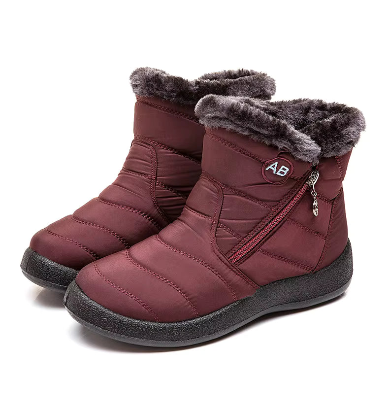 Boots imperméable rouge