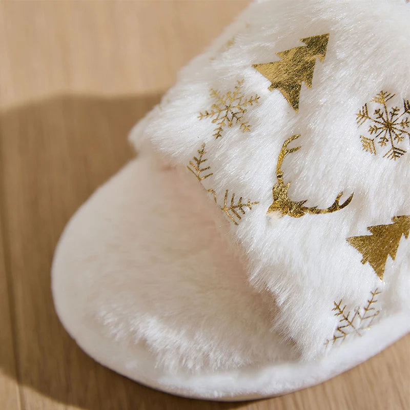 Claquettes de Noël Femme détails