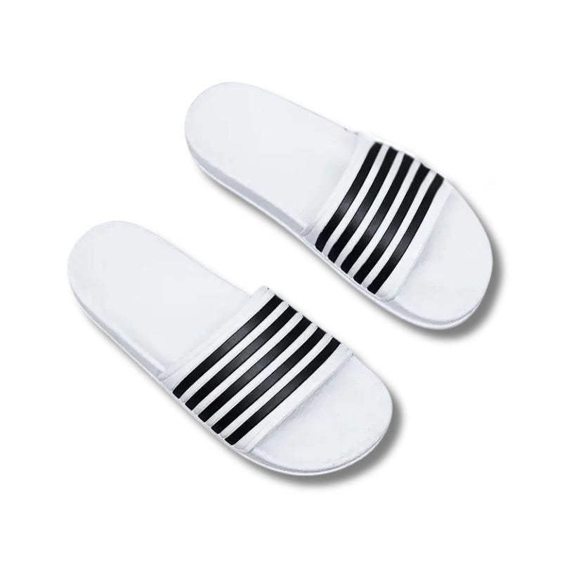 claquette homme blanche