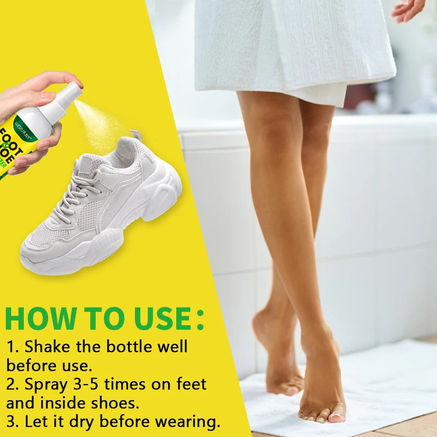 Spray désodorisant pour chaussures