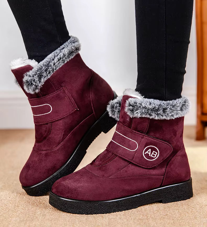 bottines-femmes-rouge
