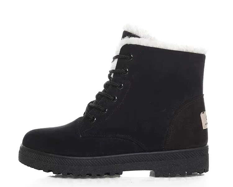bottines noires a lacet femme