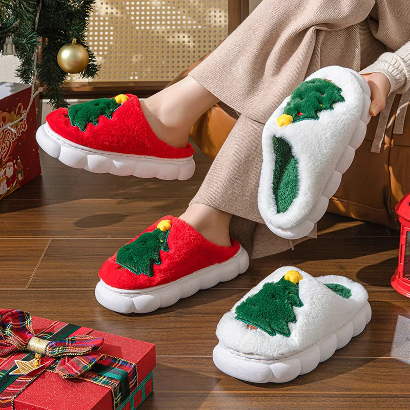 chausson de noel sapin