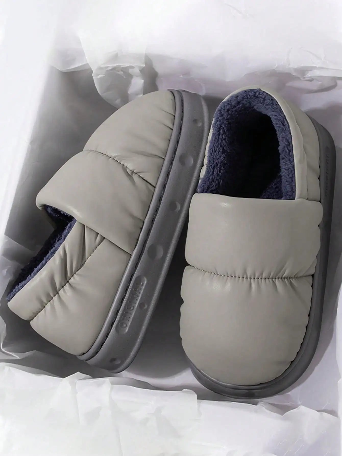 chausson homme chaud