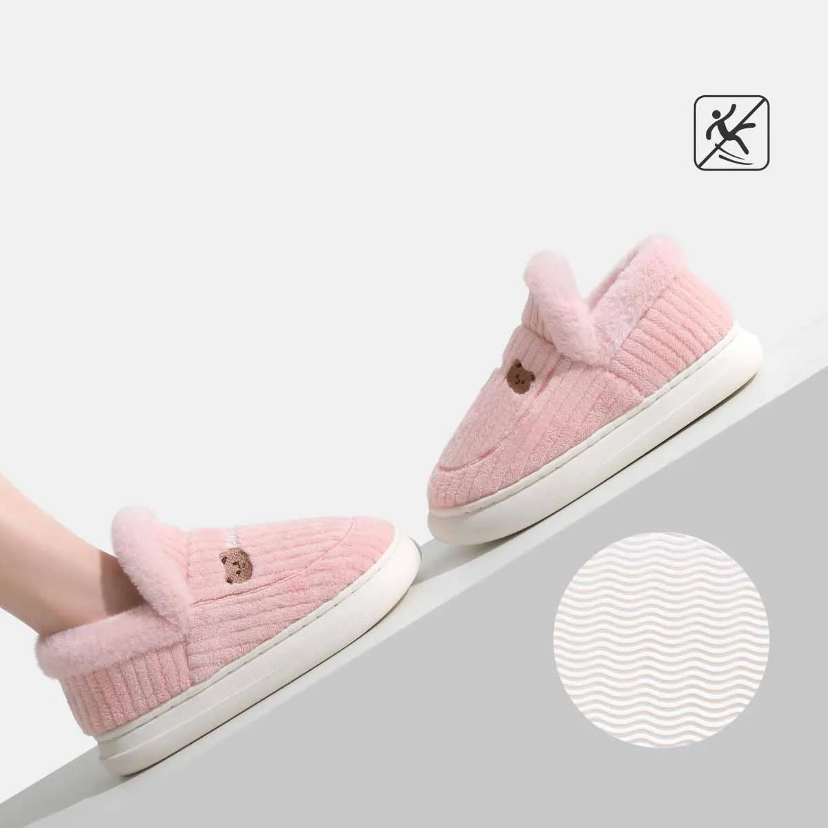 Semelle extérieure en caoutchouc antidérapant avec picots pour sécurité