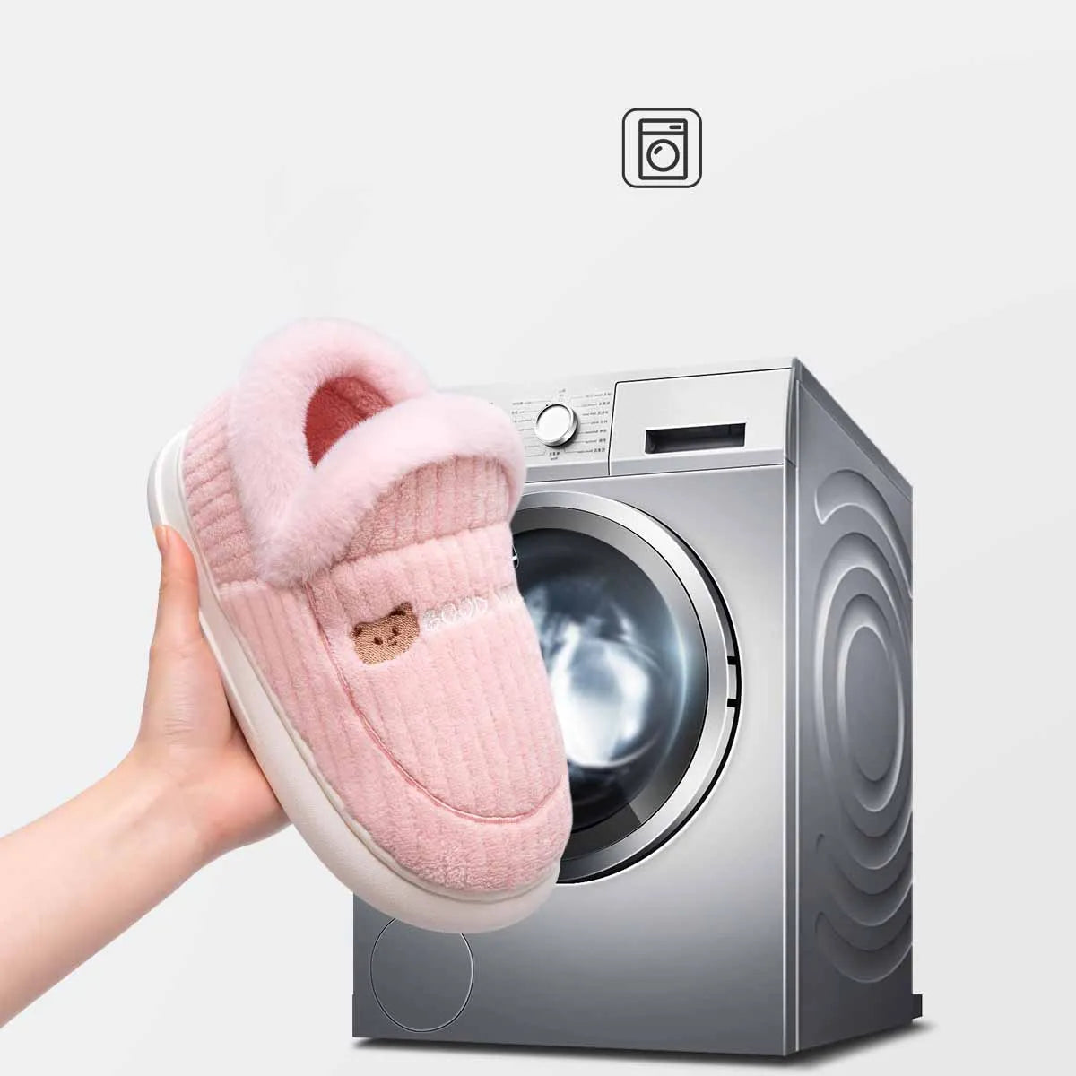 chaussons chaud lavable en machine