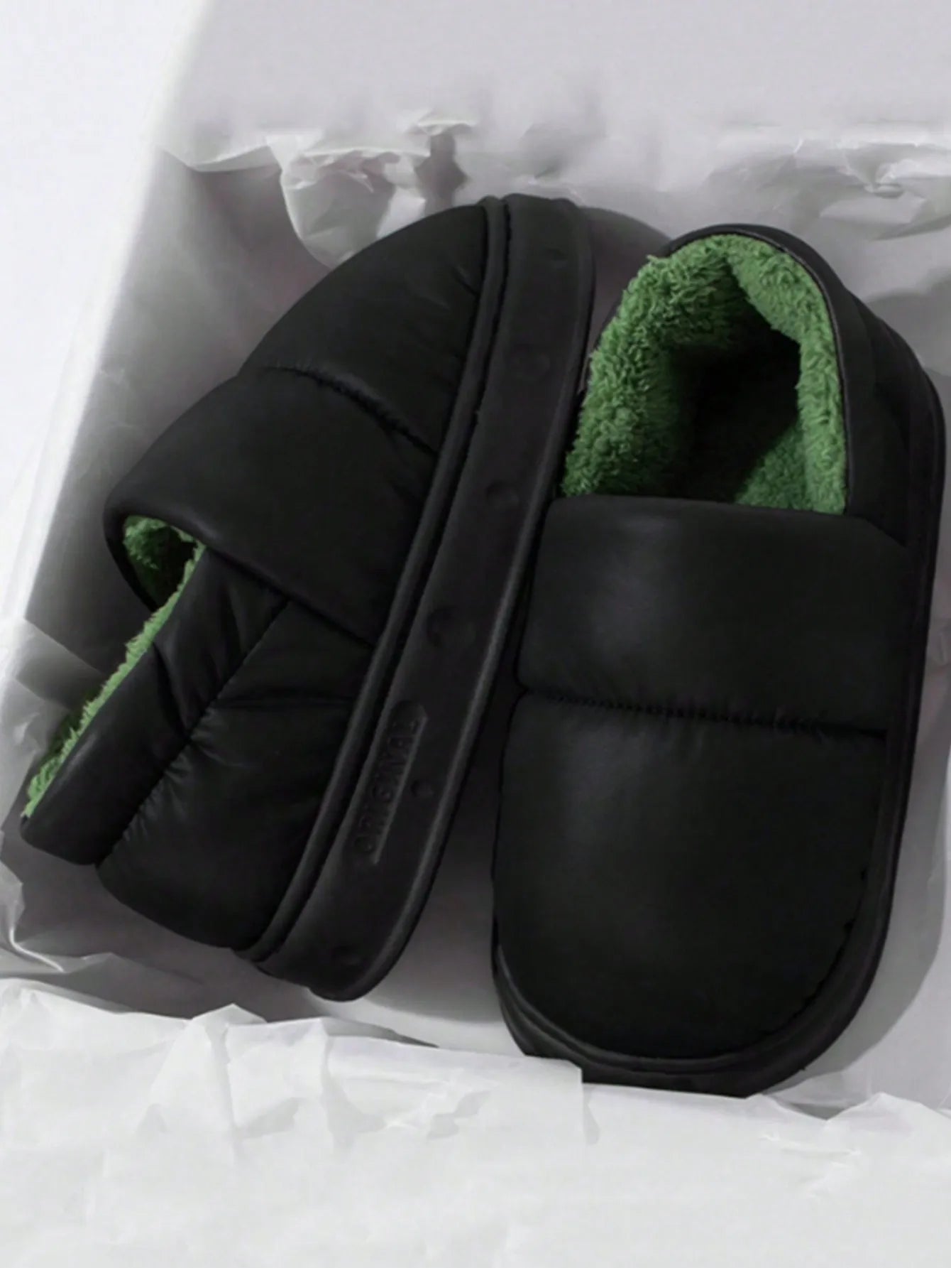 chaussons fourrés hommes