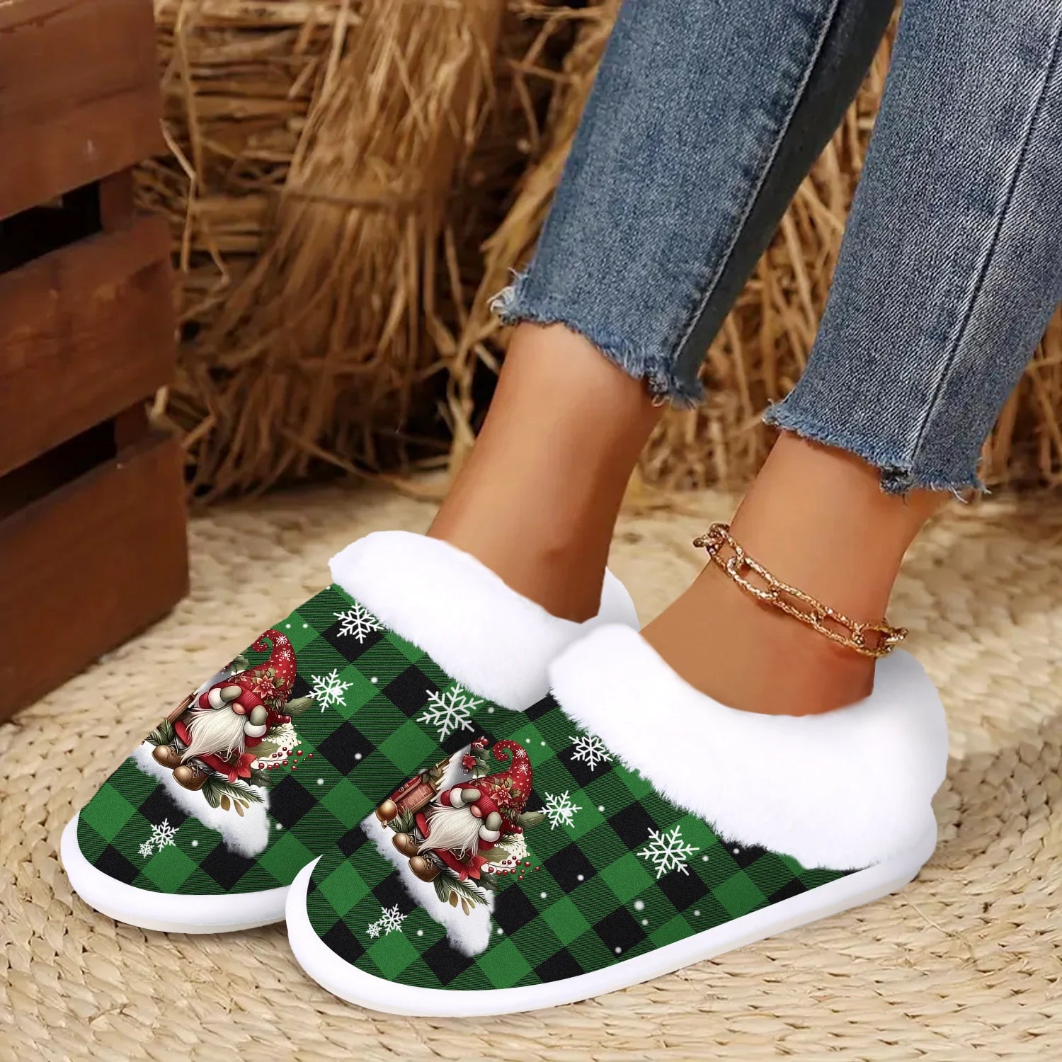chaussons lutin noel