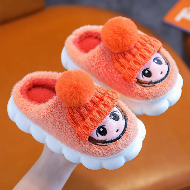 chaussons pour enfants orange