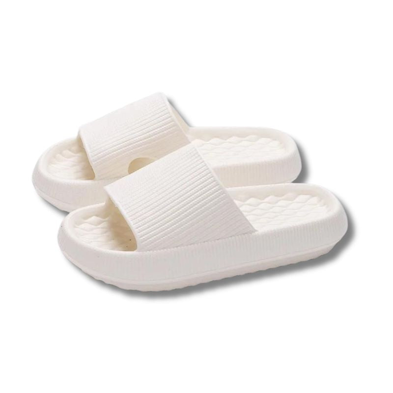 claquette blanche femme