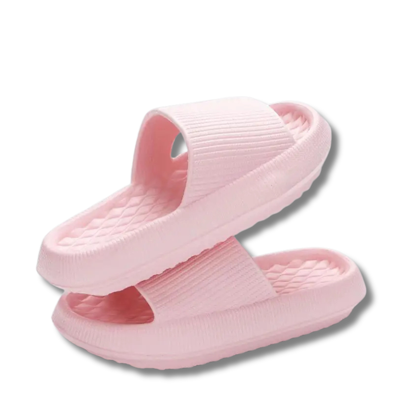 claquette femme rose