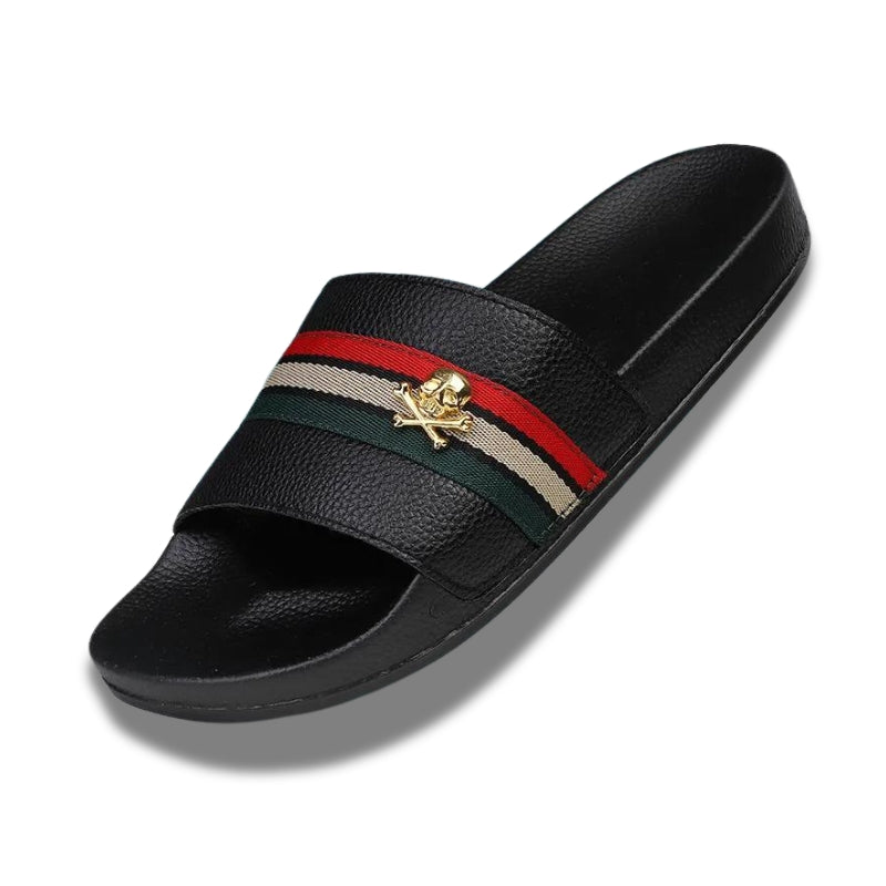 claquette homme confortable couleur noir