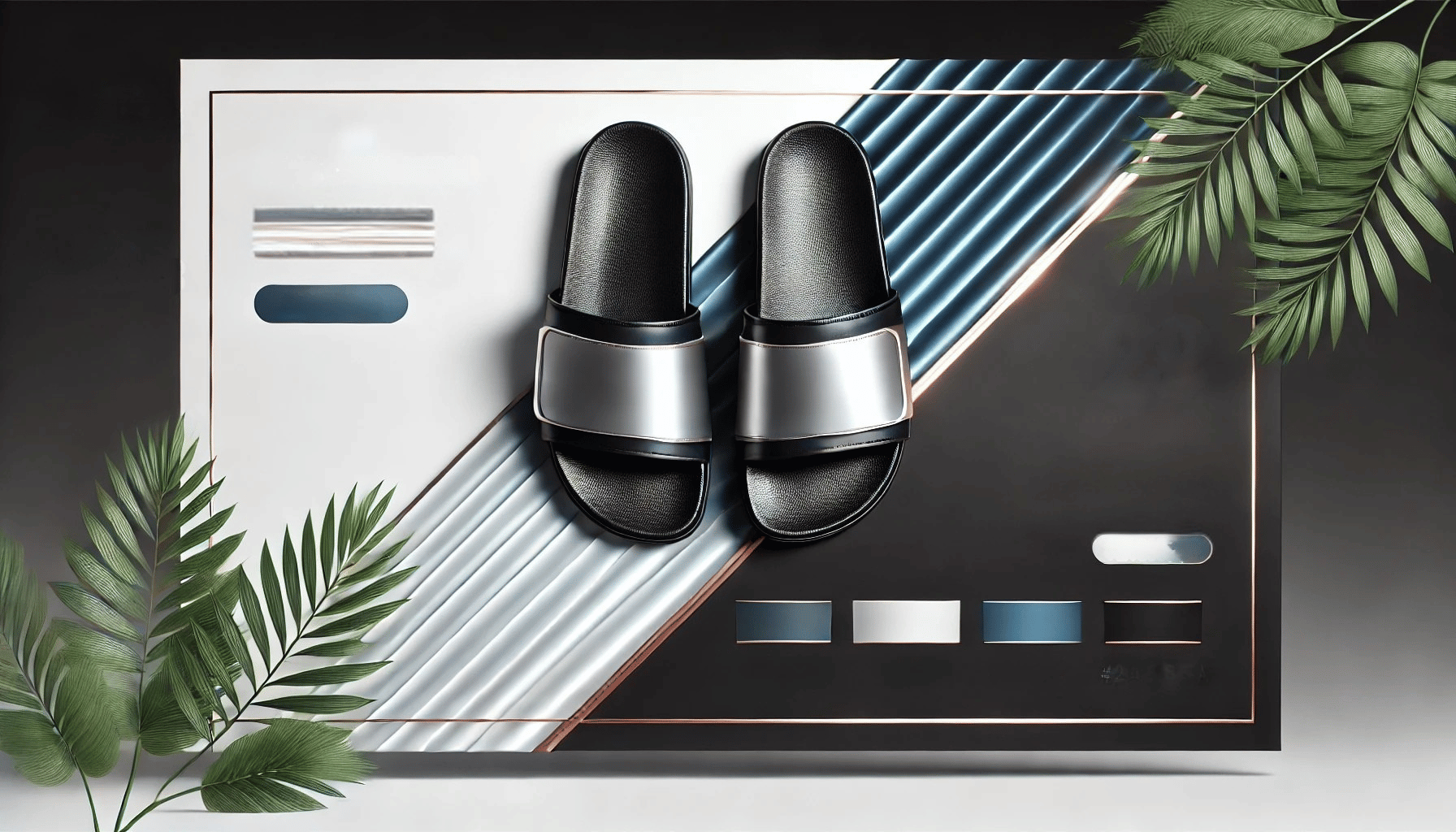 paire de claquette noir