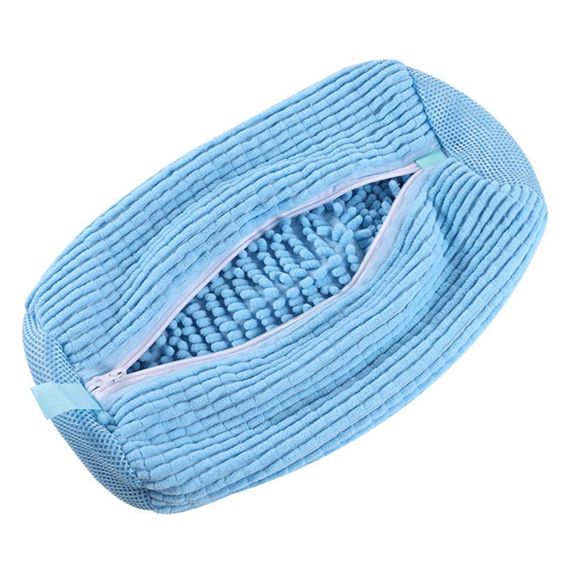 sac de lavage pour chaussure couleur bleu