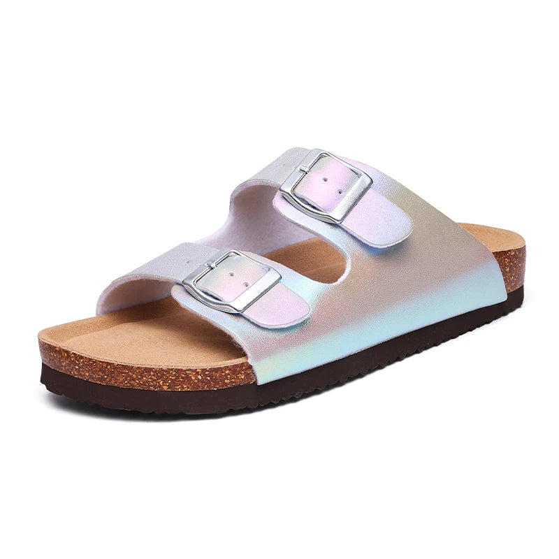 sandale-confortable-femme-argent-bride-reglable