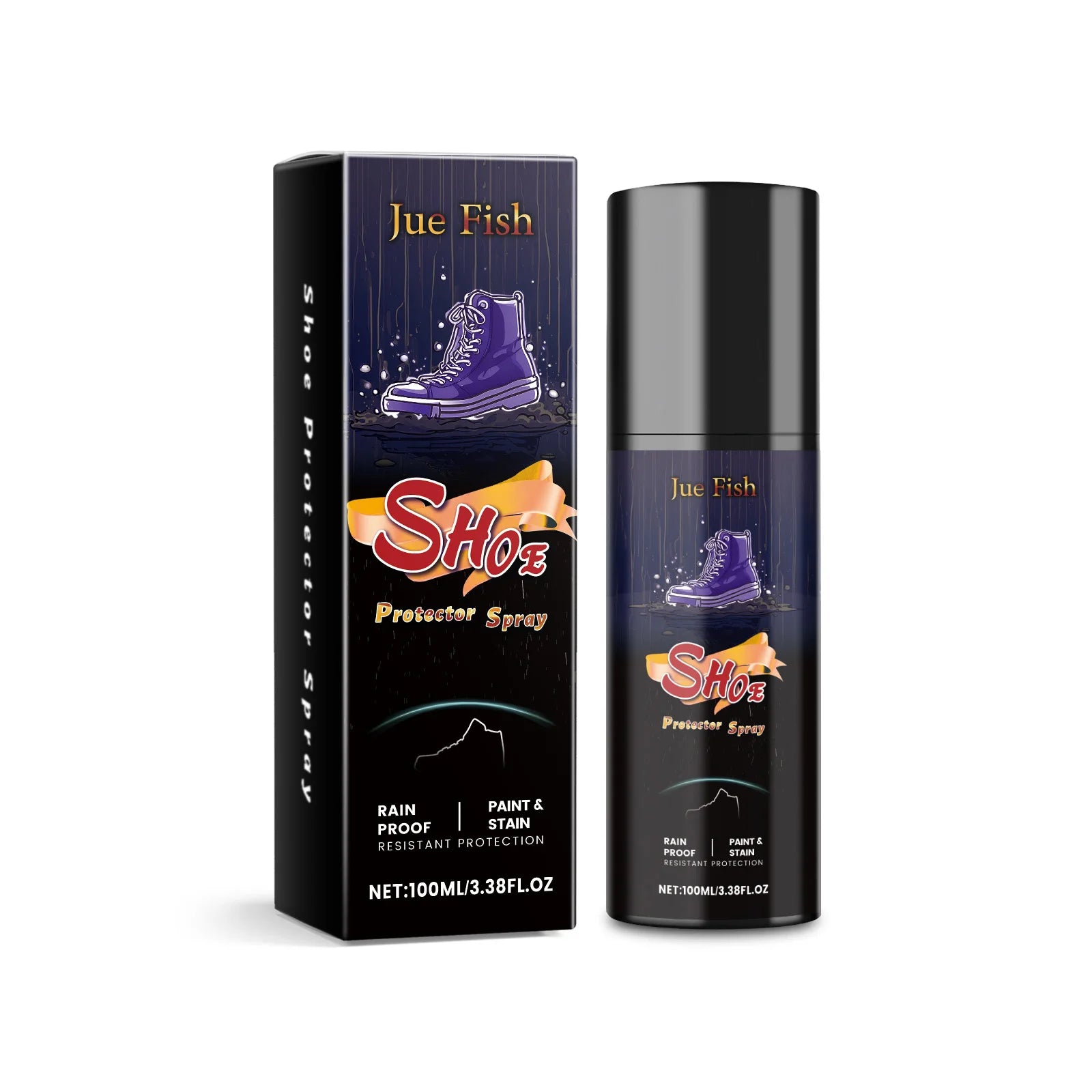 Flacon de spray imperméable pour chaussures 100 ml – protection anti-pluie*