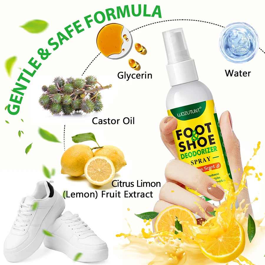 spray desodorisant pour chaussures parfum citon