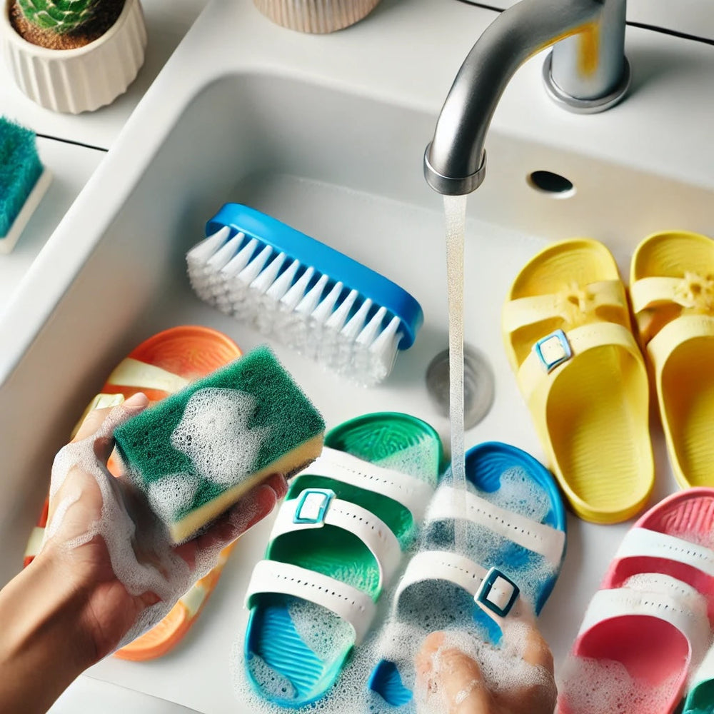 comment nettoyer des claquettes en plastique