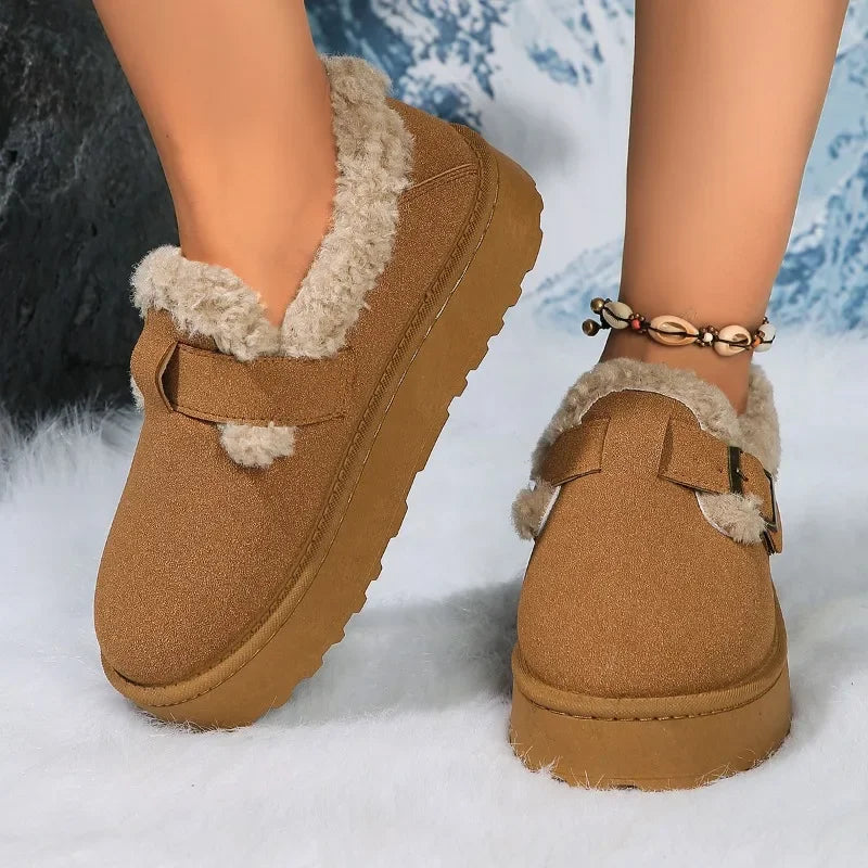 Chaussons Femme Haut de Gamme marron