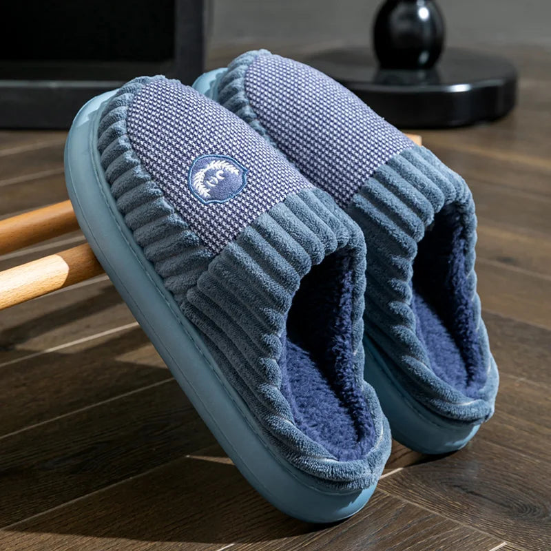 Chaussons Pantoufles Homme bleu