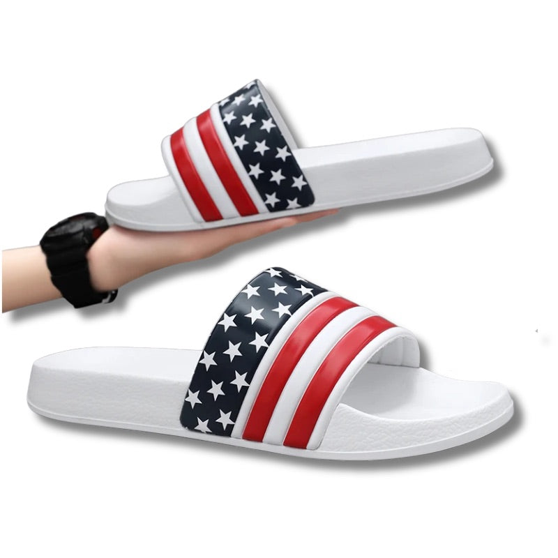 Claquettes Blanches Homme
