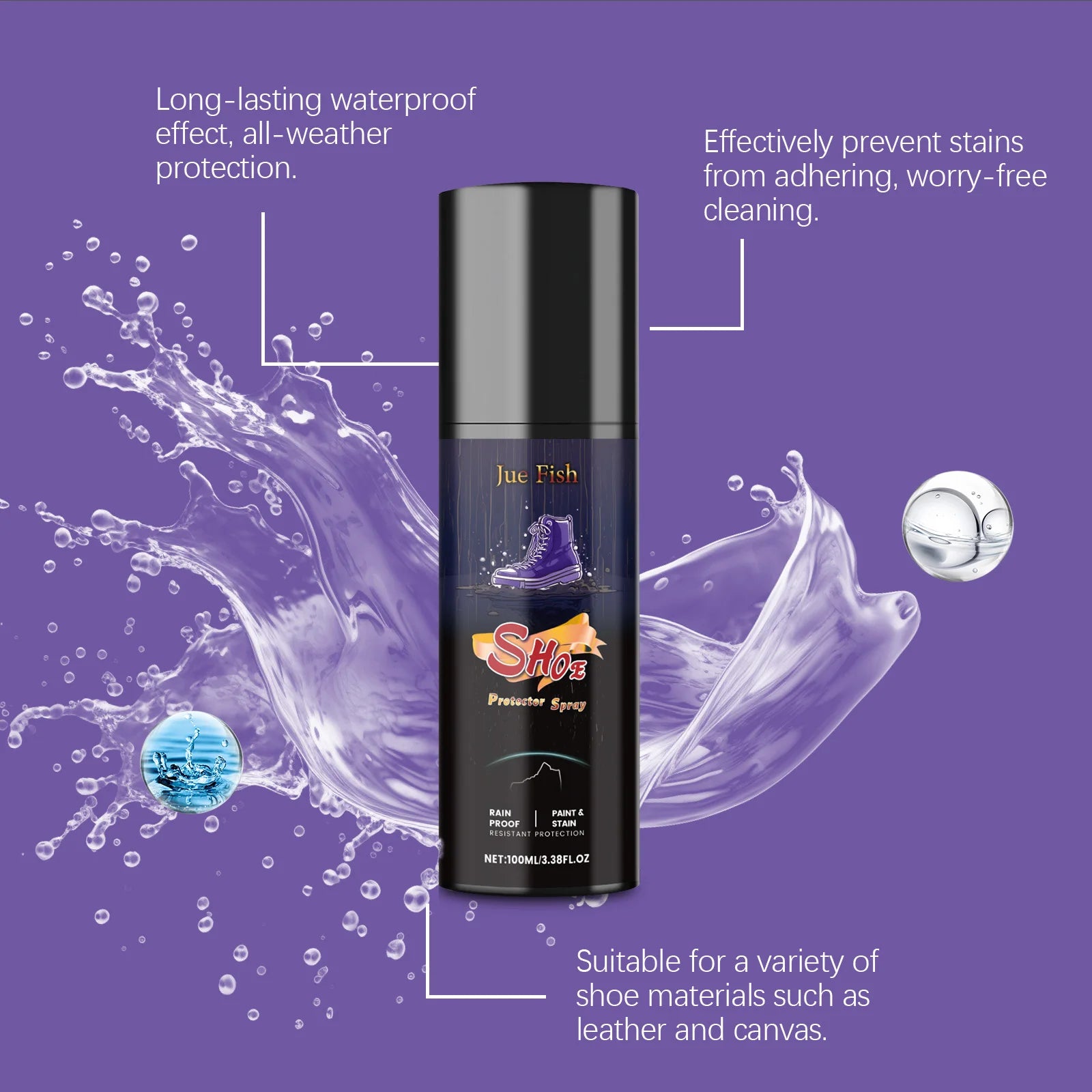 Spray imperméable pour chaussures