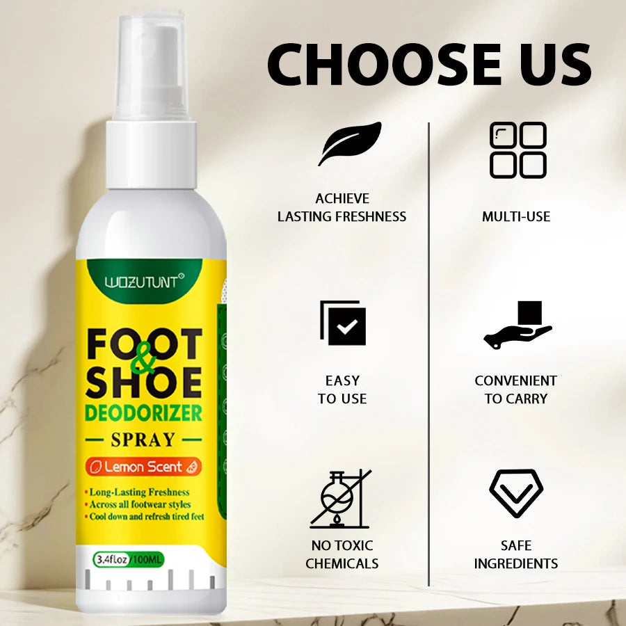 Spray désodorisant pour chaussures