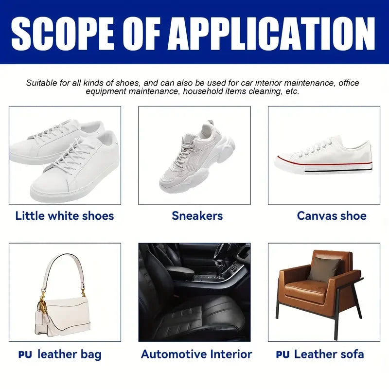 Pâte nettoyante pour chaussures blanches