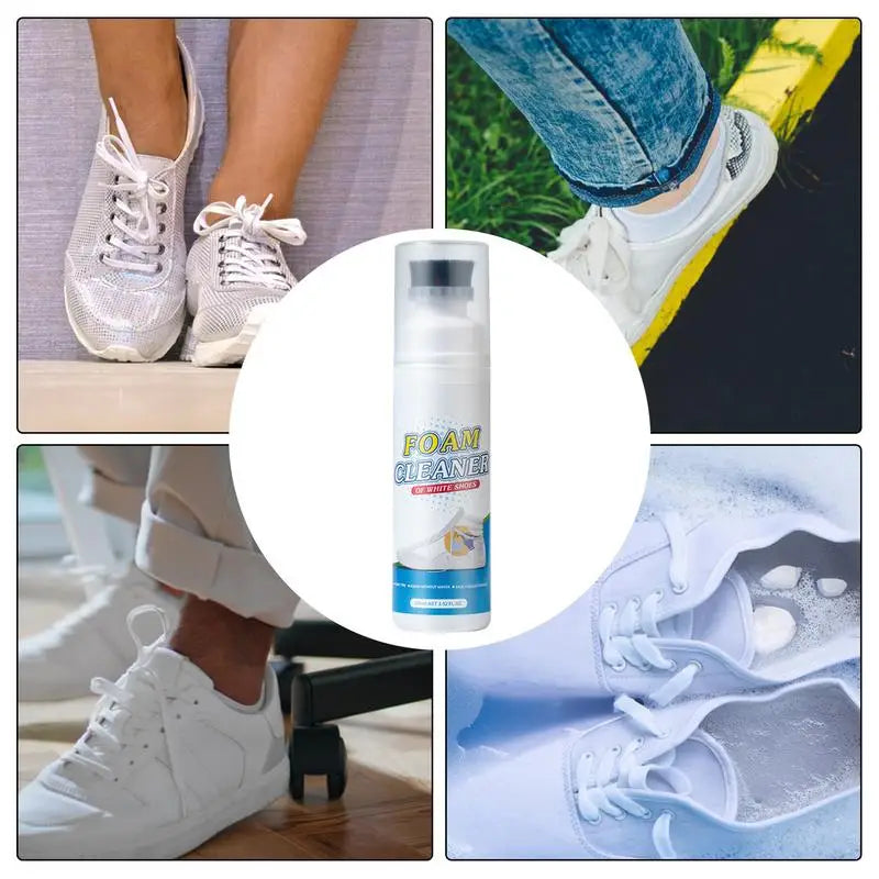 Mousse nettoyante pour baskets