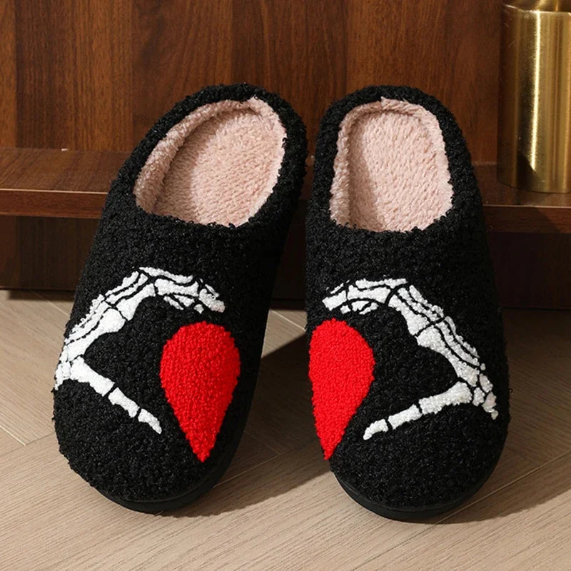 chaussons noir halloween