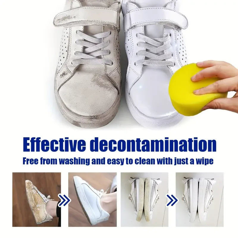 Pâte nettoyante pour chaussures blanches