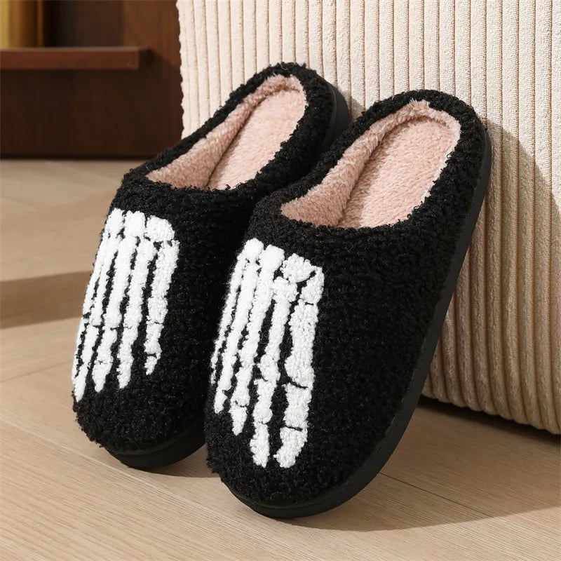 chaussons halloween squelette - Claquette shop