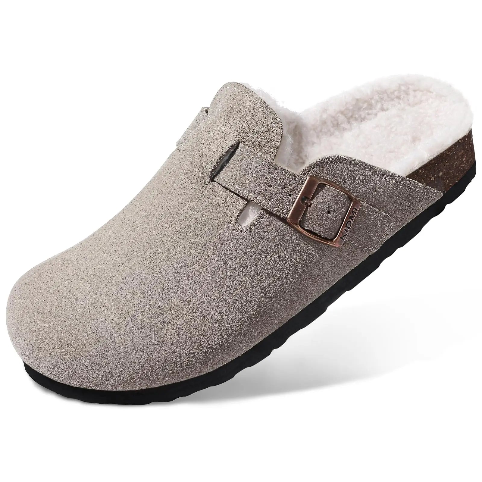 mules sabot gris 