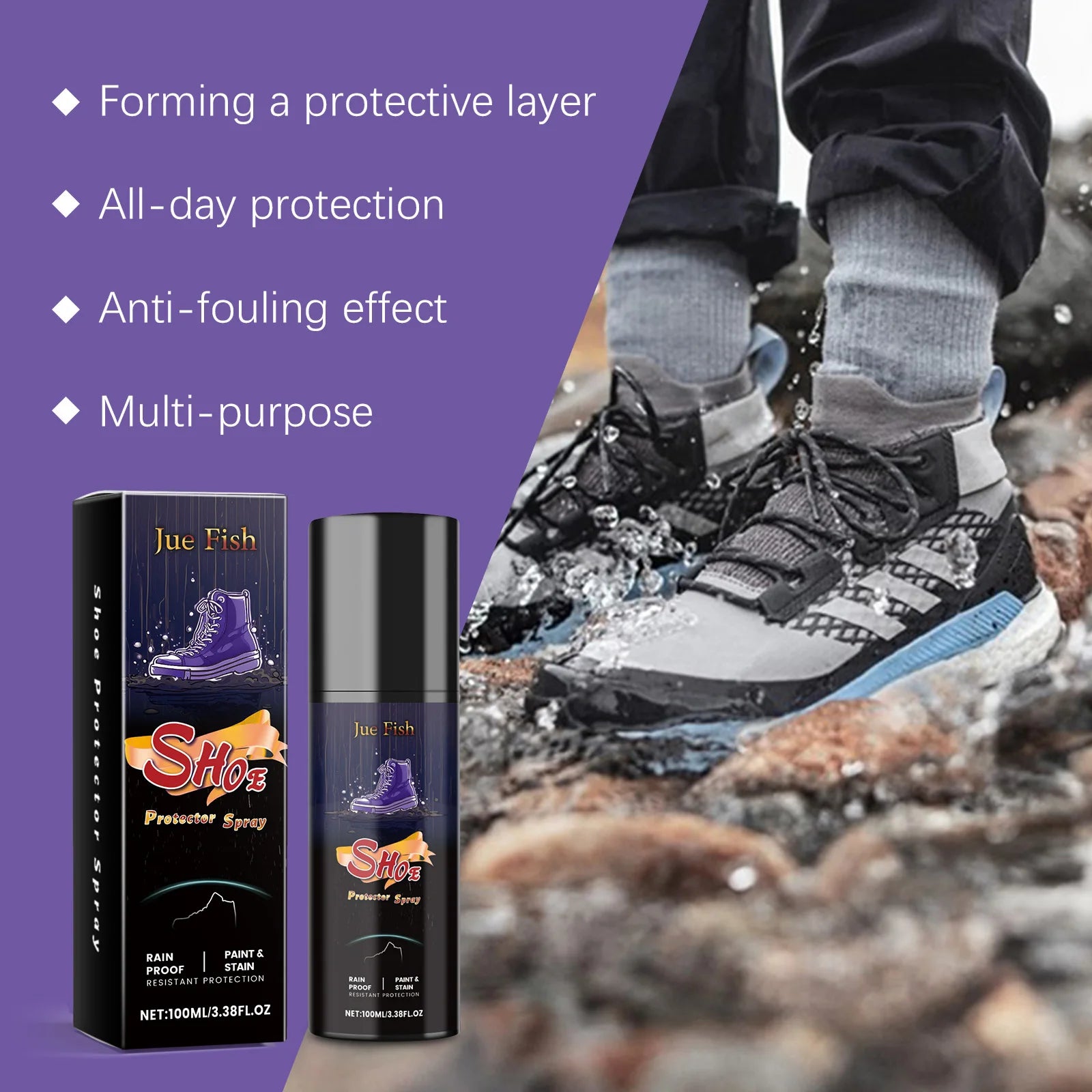 Spray imperméable pour chaussures