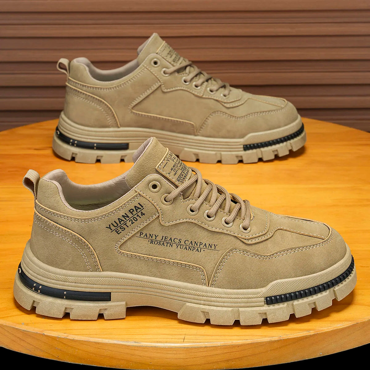 baskets en cuir pour homme