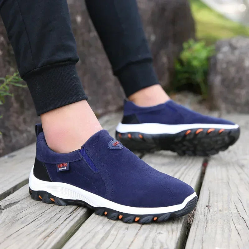 baskets bleu de sport pour homme 