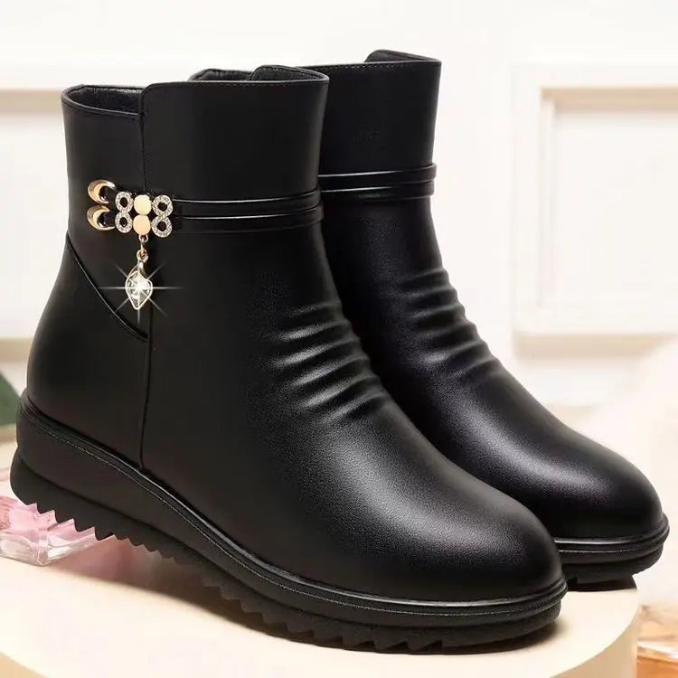boots femme noir