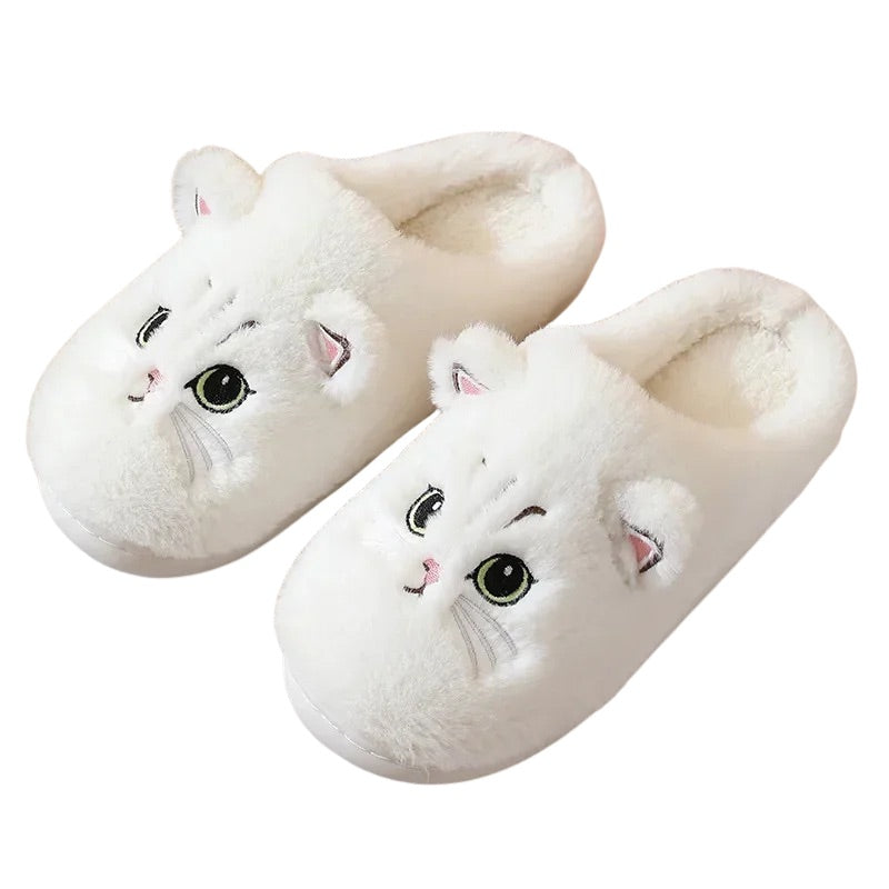 Chausson chat femme 
