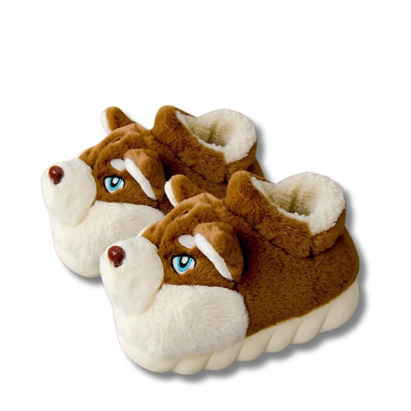 chausson en forme de chien