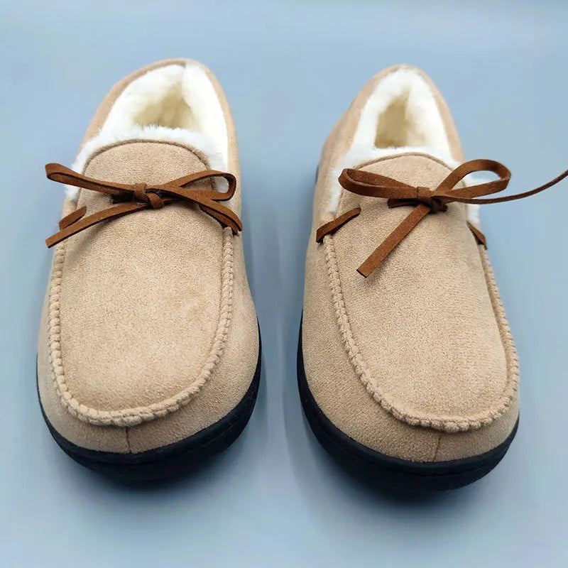 Chausson mocassin femme kaki