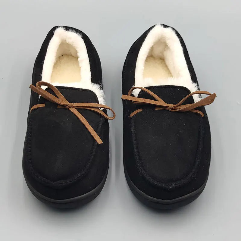 Chausson mocassin noir