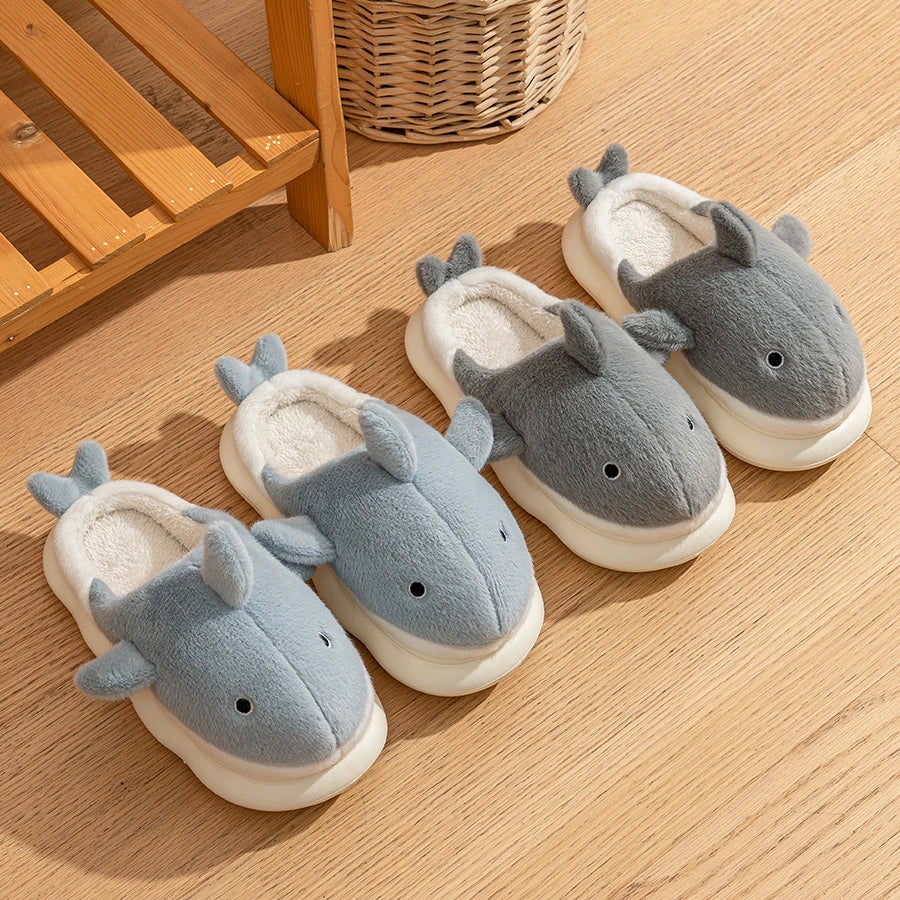 Chaussons dauphin cadeau original