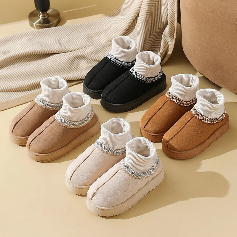 chaussons-hiver-femme-doublure-polaire