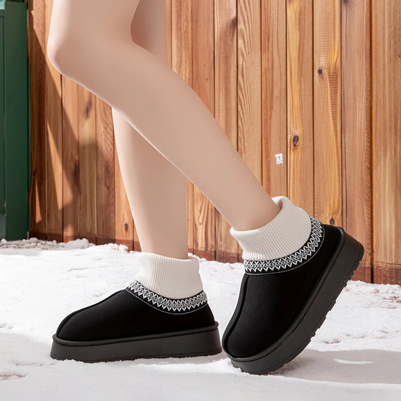 chaussons-hiver-femme-noir