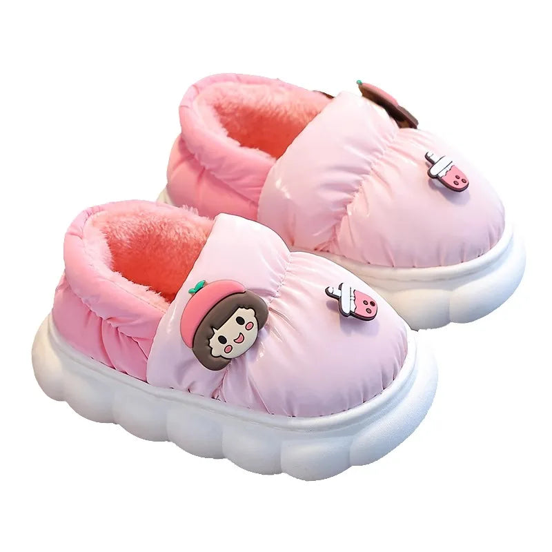 chaussons-souples-enfant-rose