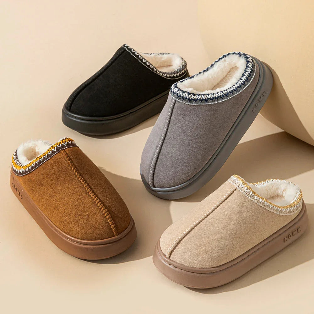 chaussons confortables pour homme et femme
