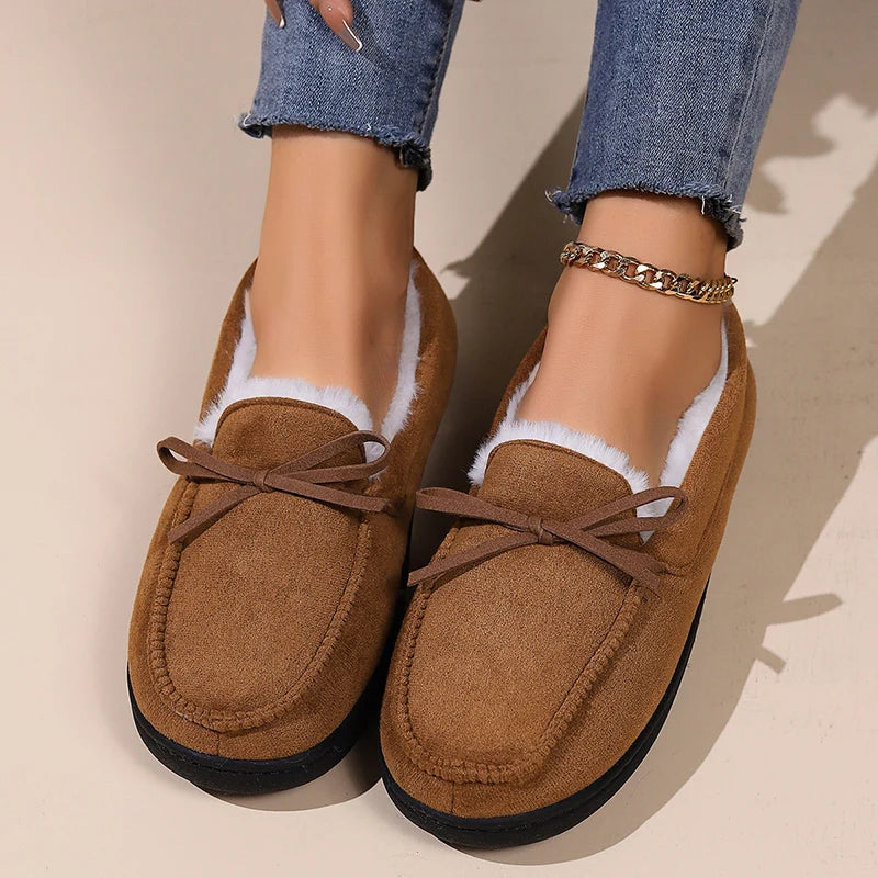 Chaussons mocassin femme